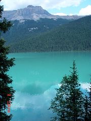 Emerald Lake and Smoky Skies